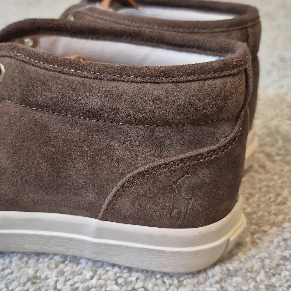 Polo Ralph Lauren Men's Keaton Suede Lace-Up Sneakers Size 7.5